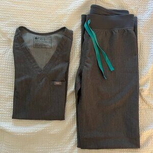 FIGS Set - Catarina Scrub Top & Livingston Tall Scrub Pants, XS